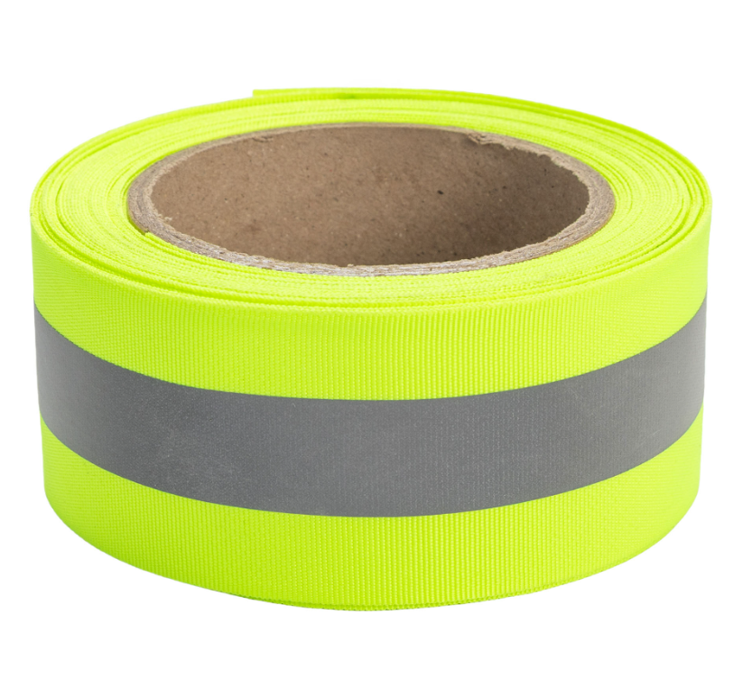 Personal Safety Reflective Fabric Tape Fluorescent Green: Stay Visible, Stay Safe