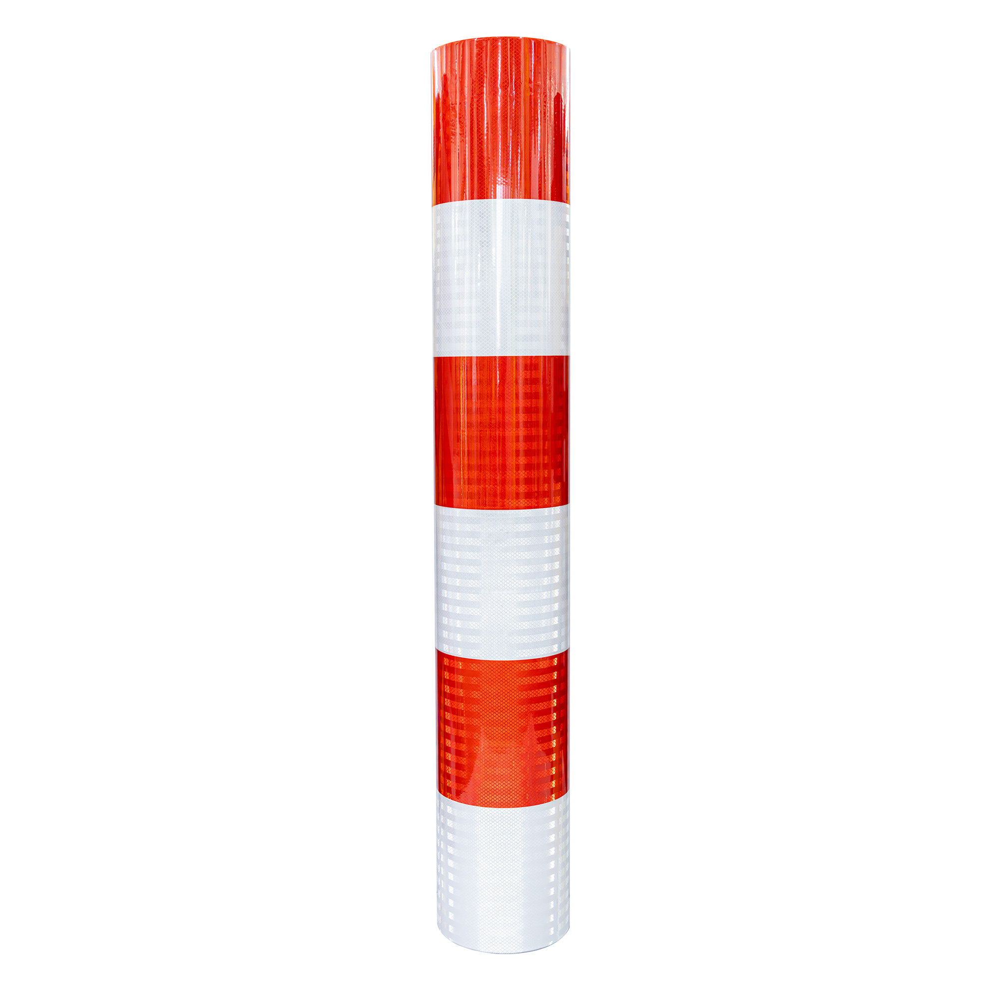 Red-White Straight/Twill grain EGP Engineering Grade Prismatic reflective sheeting (Eco)- H1000 Series