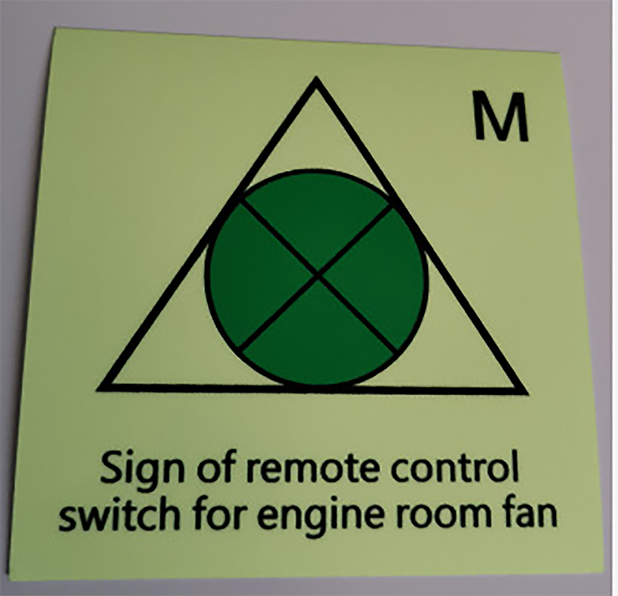 Photoluminescent IMO Sign -Customized services-GITD-IMO Series