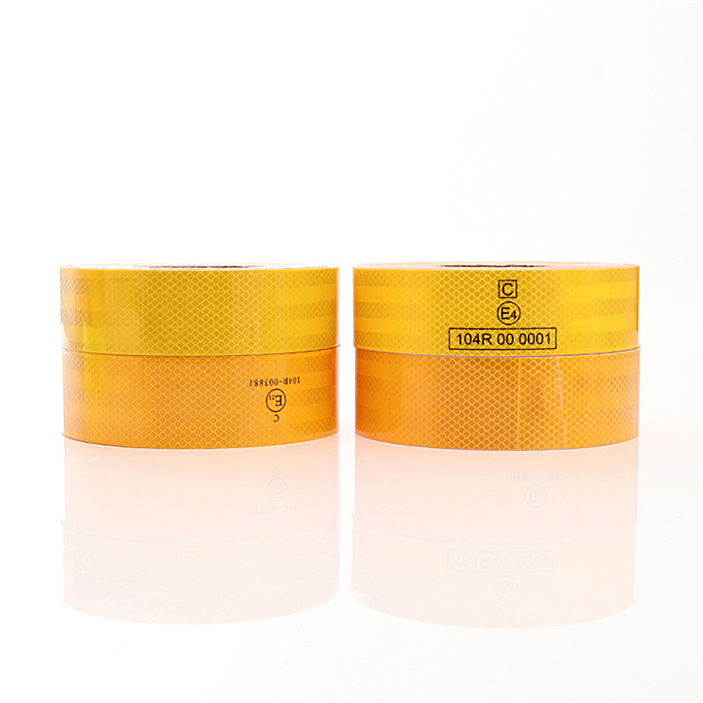 E CE Mark Yellow/ White/ Red Reflective tape  -E CE Mark Series