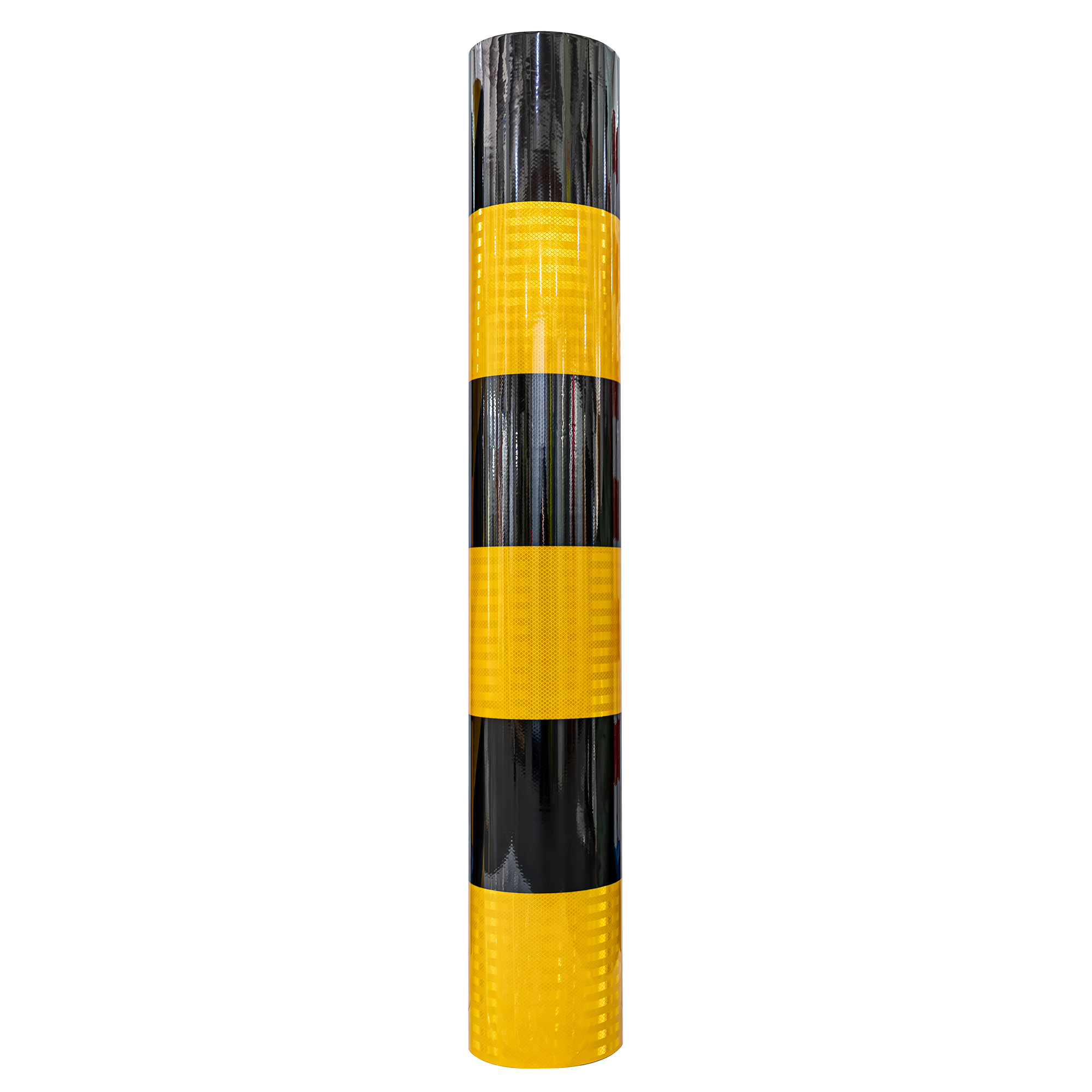 Yellow-Black Straight/Twill grain EGP Engineering Grade Prismatic reflective sheeting (Eco)- H1000 Series