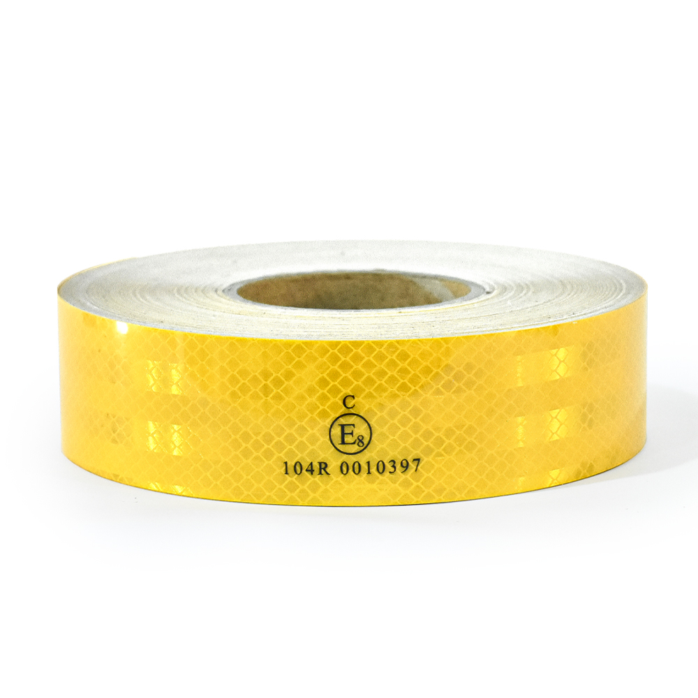 Does a certified micro prismatic E CE mark reflective tape actually reduce night collision risks better than ordinary glass bead stickers on heavy trucks